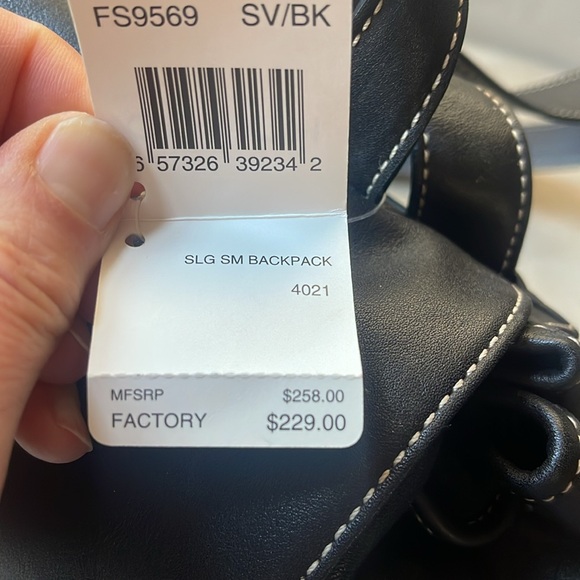 COACH leather backpack NWT - Picture 3 of 14